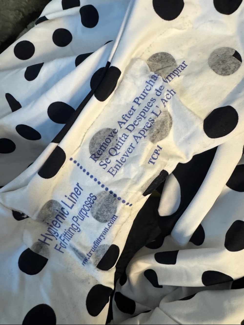 LA BLANCA Reversible Polka Dot High Cut One Piece Swimsuit Size 4 in Black 152 - Picture 8 of 12